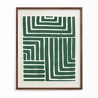 "Hard & Soft" Framed Textile Art by Minted for West Elm | West Elm