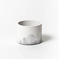 Pretti.Cool 4" Cylinder Vessel, White Terrazzo