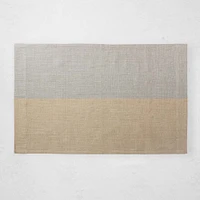 Bolé Road Textiles Bath Mat, Karo, Sable