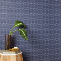 Geo Diamond Print Wallpaper | West Elm