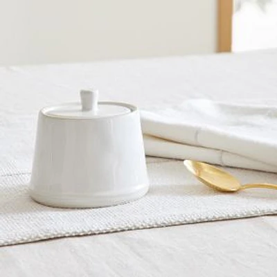 Astoria Dinnerware Sugar Bowl White