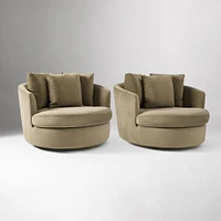 Viv Grand Swivel Chair | West Elm