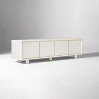 Odell 72" Media Console, Ivory