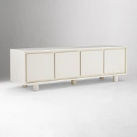 Odell 72" Media Console, Ivory