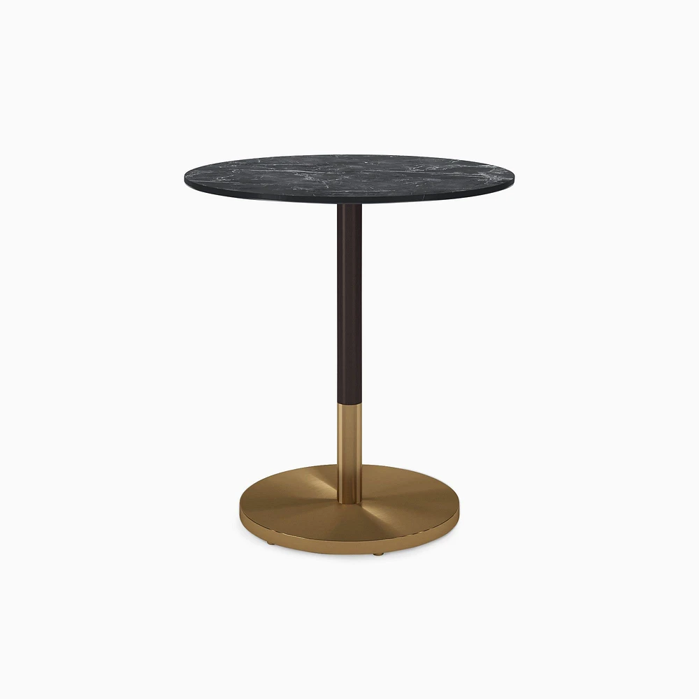 Orbit Restaurant Round Dining Table - Porcelain | West Elm