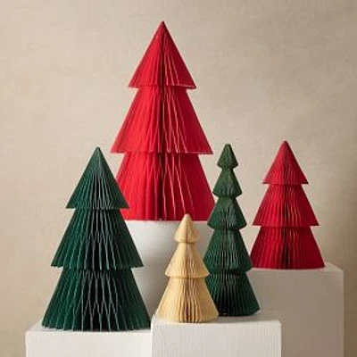 Decorative Paper Tabletop Tree, Alabaster, 9"