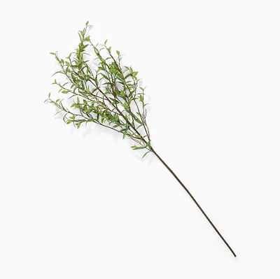 Faux Green Leaf Branch | West Elm