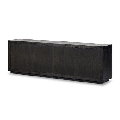 Aku 94" Sideboard-Worn Black Oak