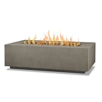 Rutland Rectangle Fire Pit Table (42"–70") | West Elm