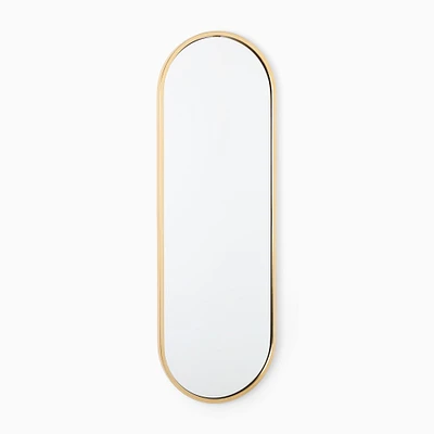 Metal Framed Pill Wall Mirror | West Elm