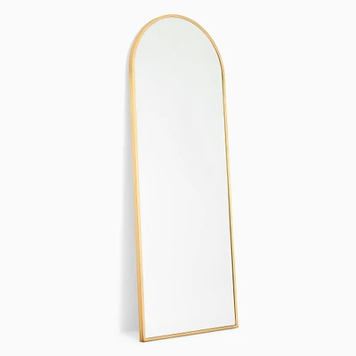 Metal Frame Arched Floor Mirror | West Elm