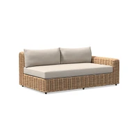 Westport Outdoor Sectional Armless Single Cushion
 Cover, Canvas, Natural