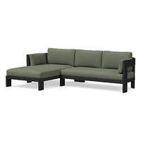 Caldera Aluminum Outdoor -Piece Chaise Sectional Cushion Covers | West Elm