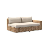 Westport Outdoor Sectional Armless Single Cushion
 Cover, Canvas, Natural