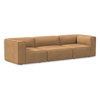 Remi Leather Modular Sofa (72"–108") | West Elm