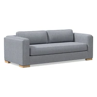 Nassau Sleeper Sofa, Performance Yarn Dyed Linen Weave, Alabaster, Blonde