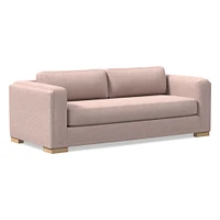 Nassau Sleeper Sofa, Performance Yarn Dyed Linen Weave, Alabaster, Blonde