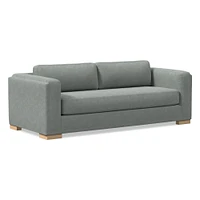 Nassau Sleeper Sofa, Performance Yarn Dyed Linen Weave, Alabaster, Blonde