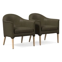 Marlo Leather Chair | West Elm