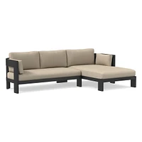 Caldera Aluminum Outdoor -Piece Chaise Sectional Cushion Covers | West Elm