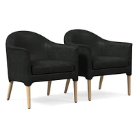 Marlo Leather Chair | West Elm