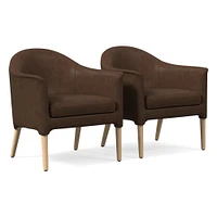 Marlo Leather Chair | West Elm