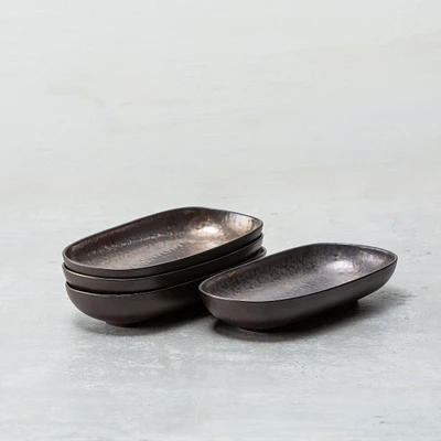 Nivo Metallic Low Serve Bowl | West Elm