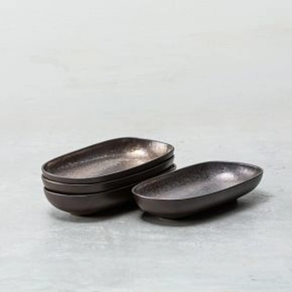 Nivo Metallic Low Serve Bowl