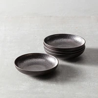 Nivo Metallic Low Salad Bowls (Set of 6) | West Elm