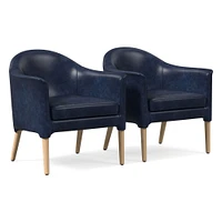 Marlo Leather Chair | West Elm