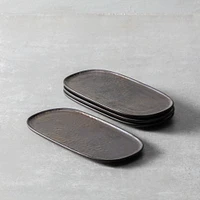 Nivo Metallic Coupe Serve Platter | West Elm