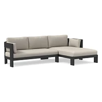 Caldera Aluminum Outdoor -Piece Chaise Sectional Cushion Covers | West Elm