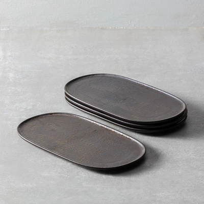 Nivo Metallic Coupe Serve Platter | West Elm