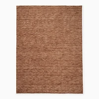 Chip & Dent: Lumini Performance Wool Rug, 6X9 Feet, Burnt Umber