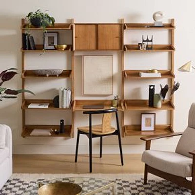 Mid-Century Modular Storage Bookshelf