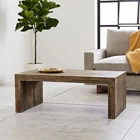 Emmerson® 42" Rectangle Coffee Table, Stone Gray