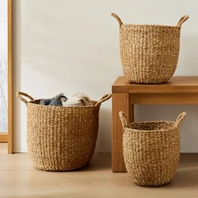 Cece Woven Nesting Baskets, Natural, (Set of 3)