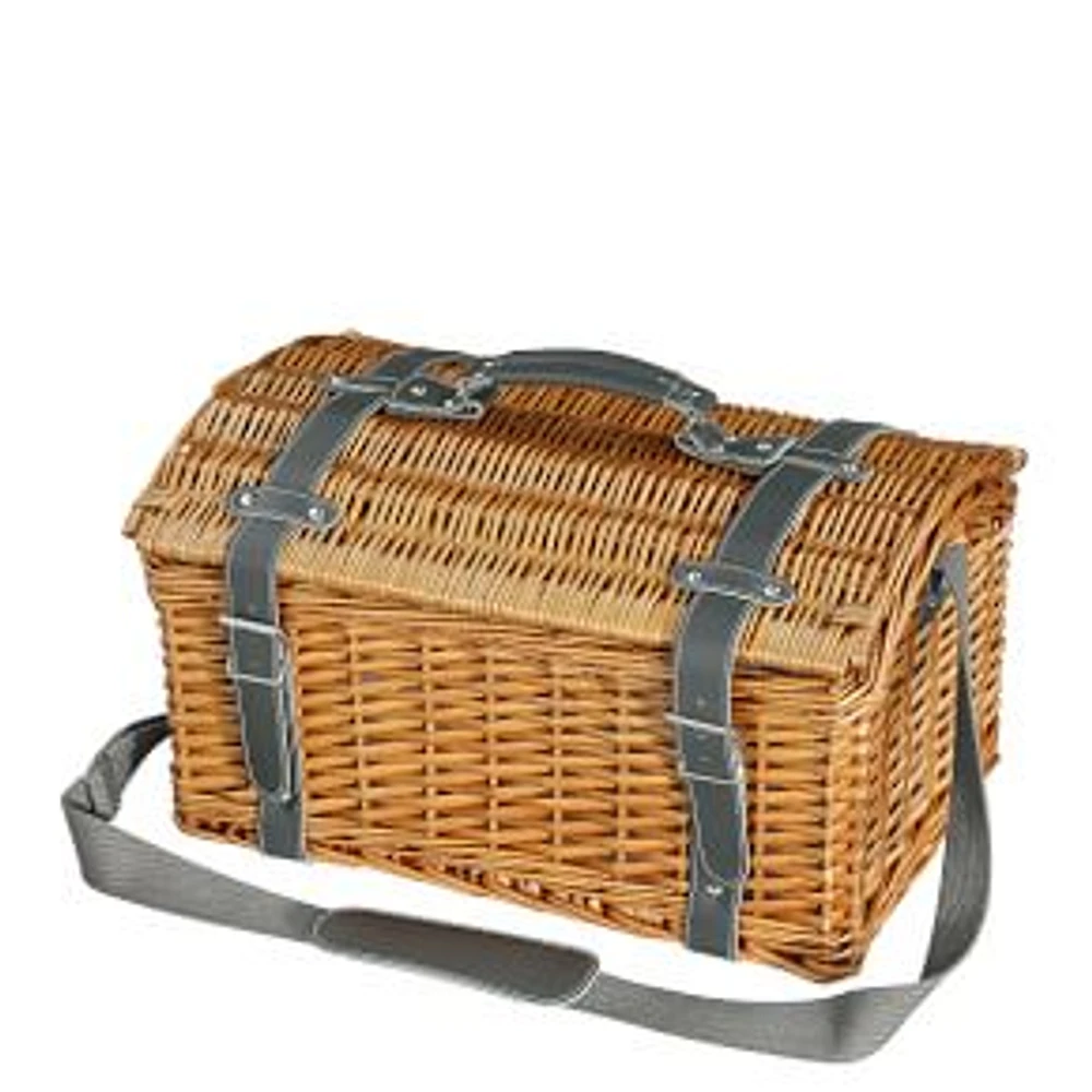 Frieling Garda Picnic Basket, Light Brown