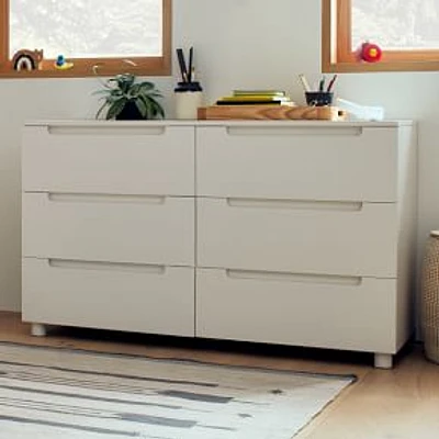 Arlen Extra Wide Dresser, Simply White, WE Kids