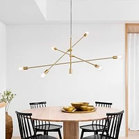 Mobile Chandelier Antique Brass  (55")