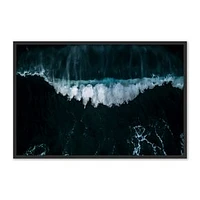 Wave Break 4 By Michael Schauer, Wall Art, 39" X 25.5"