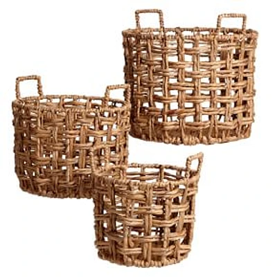 Lucia Baskets, Set Of 3