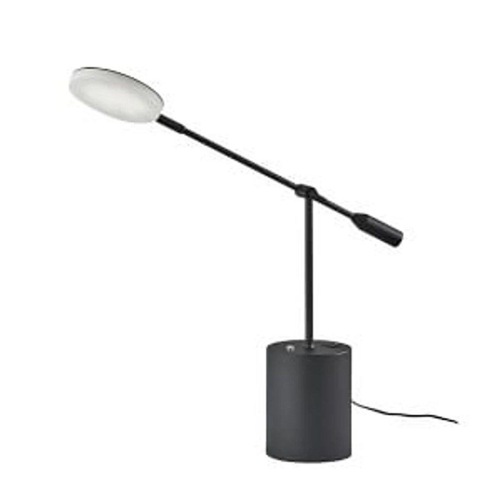 Weighted Cantilever Table Lamp, Black