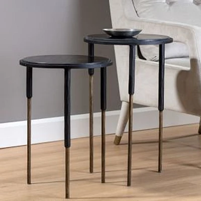 Kyrie 15" Nesting Side Tables, Set of 2