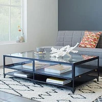 Payson 54" Rectangle Coffee Table, Black