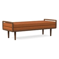 Nico Leather Bench | West Elm