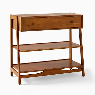 Mid-Century Open Changing Table, Acorn, WE Kids