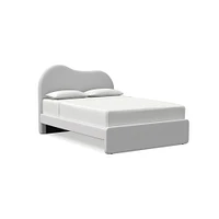 Alba Asymmetric Upholstered Bed | West Elm