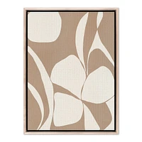 Muted Petals No 1 Beige By Shatha Al Dafai, Wall Art, 17" X 23"