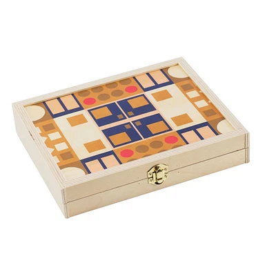 Wolfum Baltic Birch Travel Backgammon Set | West Elm